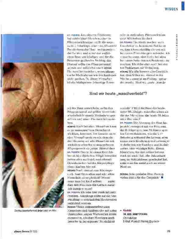 Vorschauseite 2: Die Haut im Alter