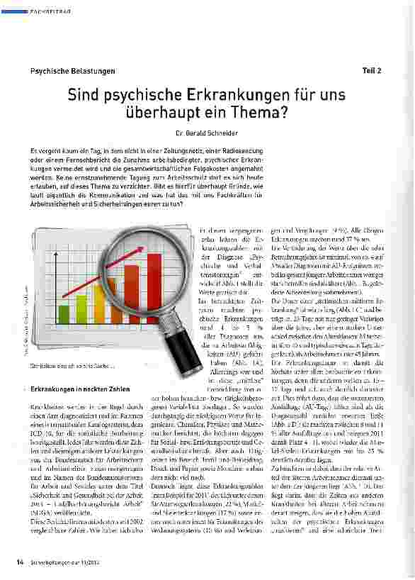 Vorschauseite 1: Sind psychische Erkrankungen für uns überhaupt ein Thema?