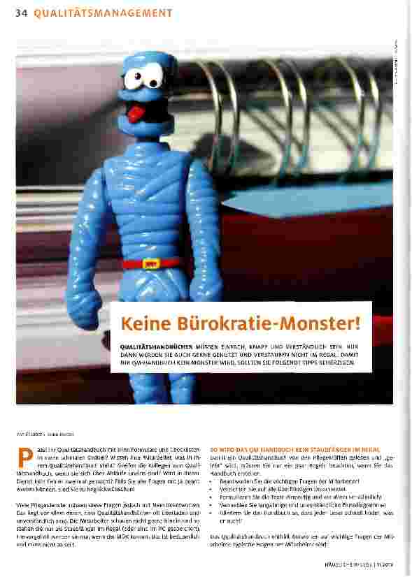 Vorschauseite 1: Keine Bürokratie-Monster!