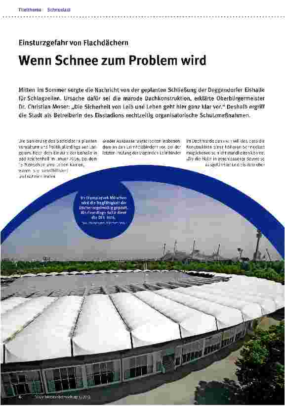 Vorschauseite 1: Wenn Schnee zum Problem wird