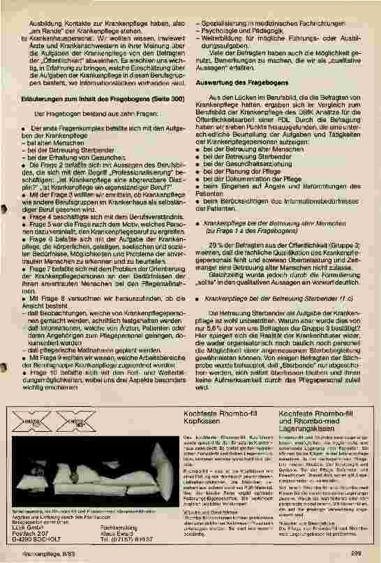 Vorschauseite 2: Öffentlichkeitsarbeit der Pflegedienstleitungen? Zusammenfassung der Ergebnisse einer Umfrage