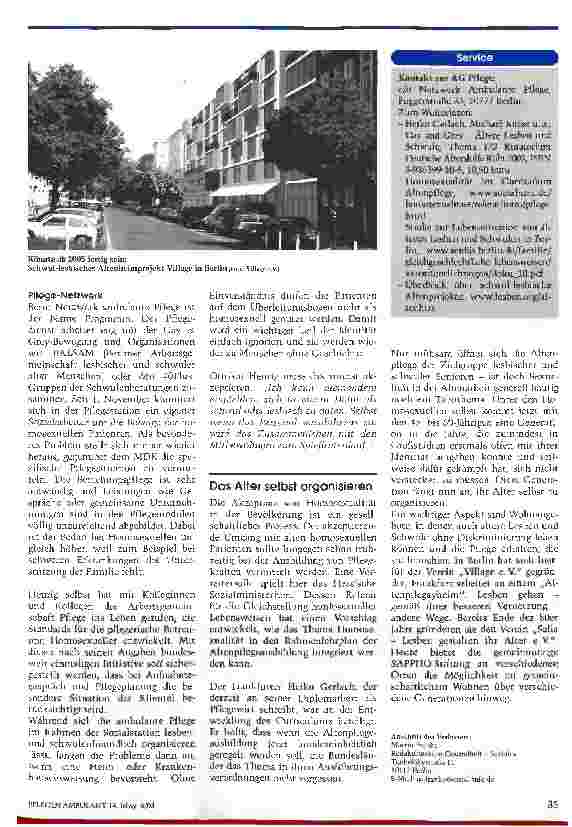 Vorschauseite 3: Die Pflege von Menschen ohne Geschichte