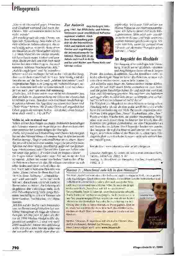 Vorschauseite 3: Informationen von Mensch zu Mensch geben Kraft