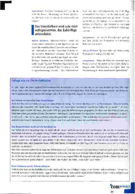 Vorschauseite 2: Von der verzerrten Risikowahrnehmung zum Hausarzt als Treuhänder