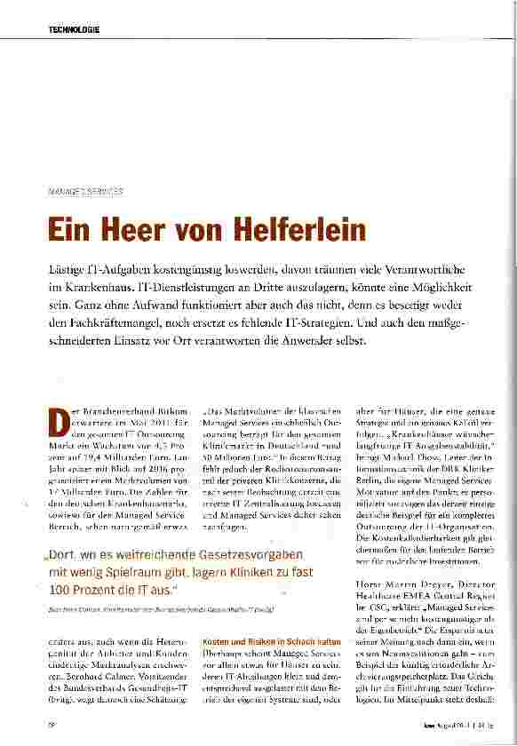 Vorschauseite 1: Ein Heer von Helferlein