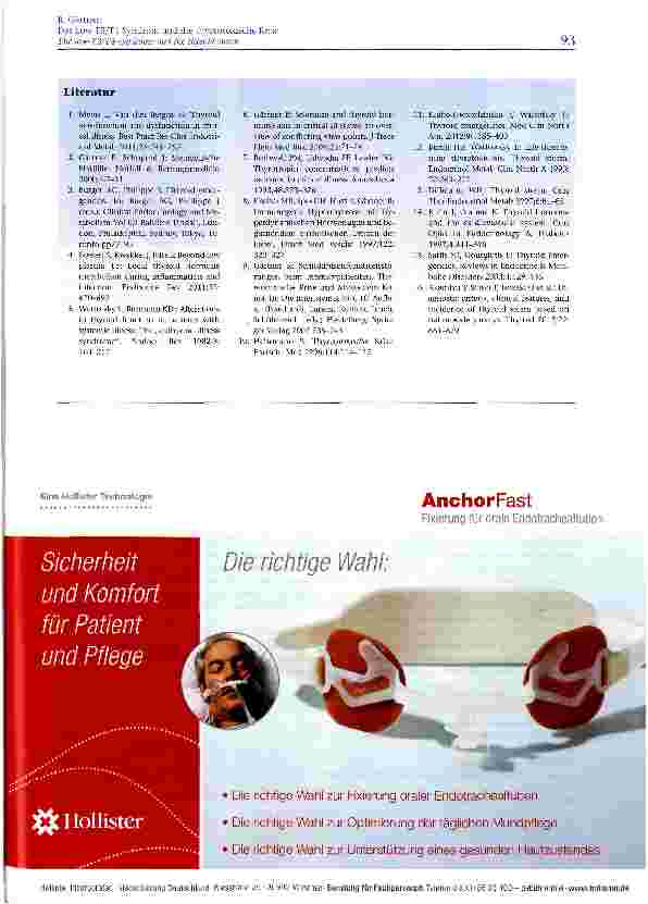 Vorschauseite 6: Das Low-T3/T4-Syndrom und die thyreotoxische Krise