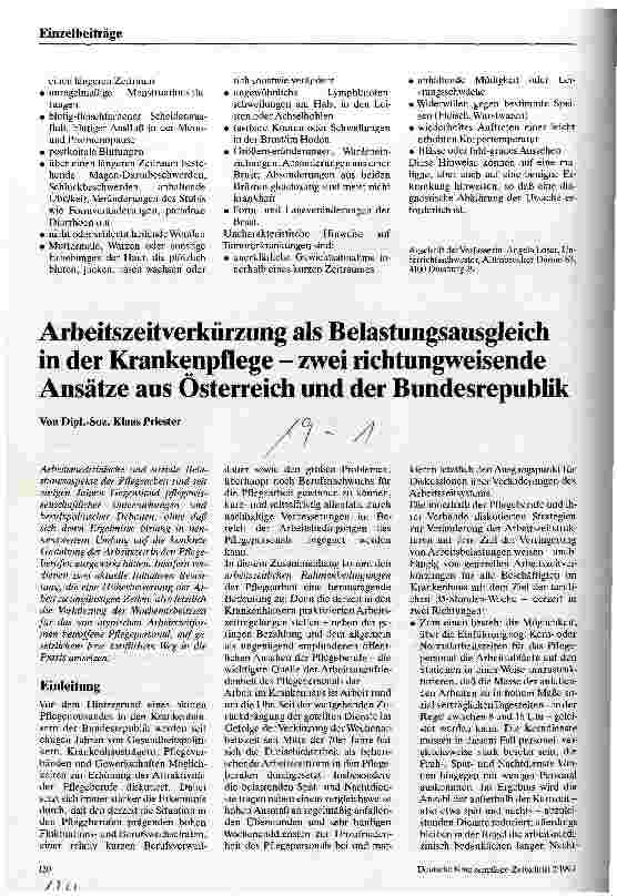 Vorschauseite 5: Die verschiedenen Präventionsbereiche des Gesundheitswesens Exemplarisch dargestellt am onkologischen Bereich