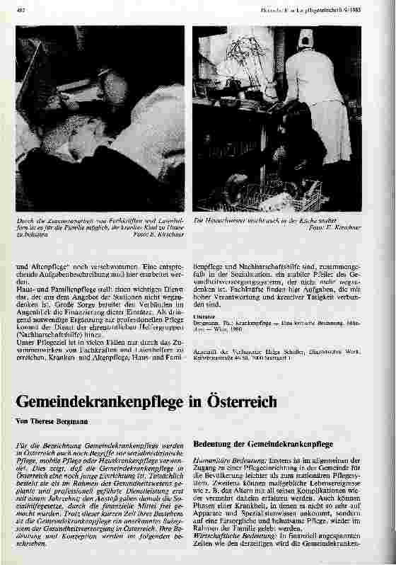 Vorschauseite 5: Strukturen und Organisationsformen in Diakonie und Sozialstationen