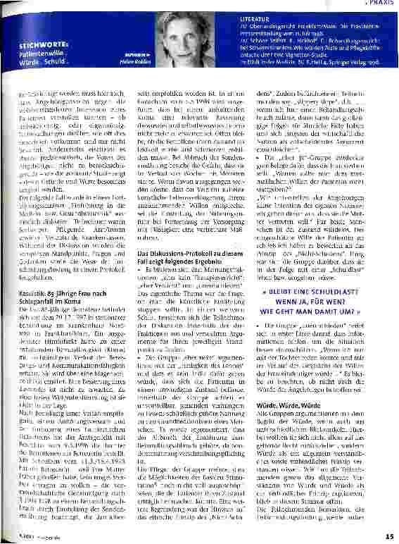 Vorschauseite 2: Therapieabbruch Pflege im ethischen Konflikt
