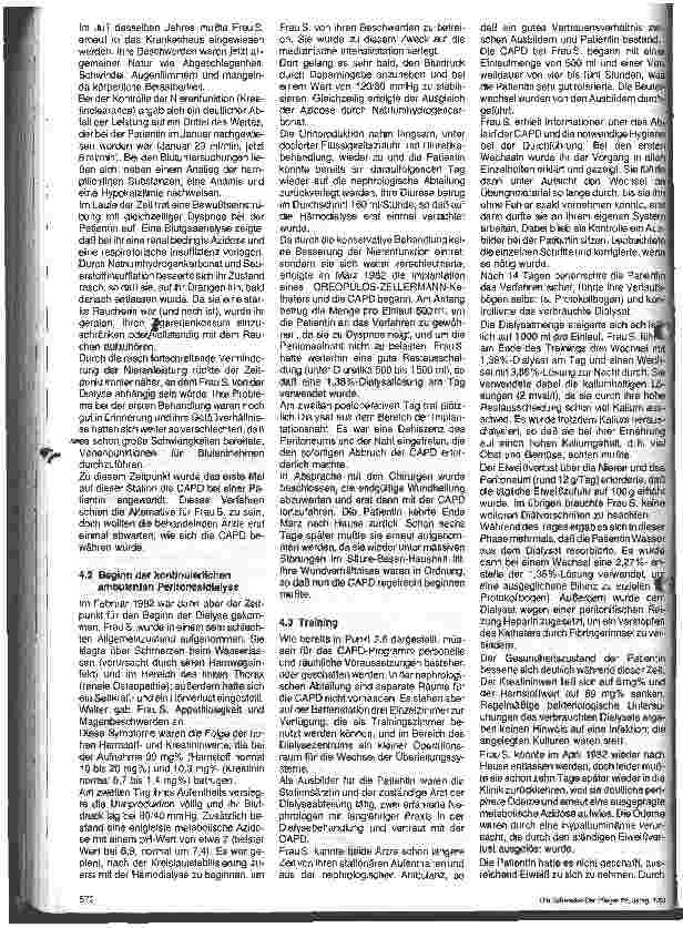 Vorschauseite 5: Die kontinuierliche ambulante Peritonealdialyse als Alternative zur Heimund Hämodialyse