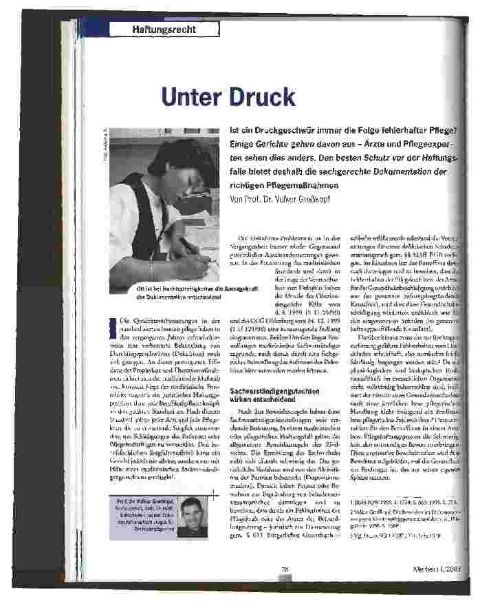 Vorschauseite 1: Unter Druck
