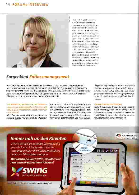 Vorschauseite 1: Sorgenkind Entlassmanagement