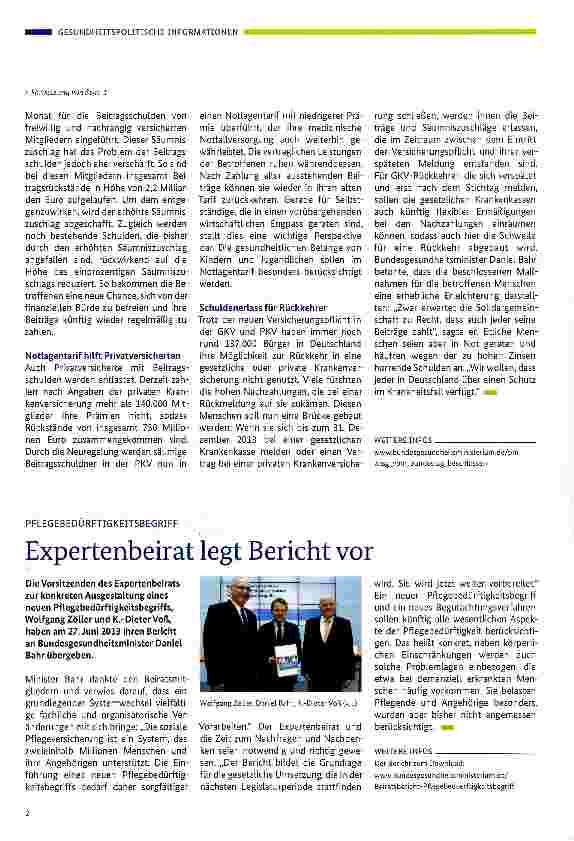 Vorschauseite 2: Hilfe für Beitragsschuldner