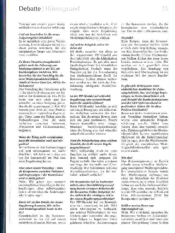 Vorschauseite 2: Mehr Regulierung ist nötig