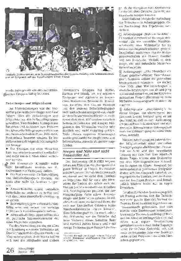 Vorschauseite 2: Mitbestimmung der älteren Generation: Selbstorganisation in Selbsthilfegruppen