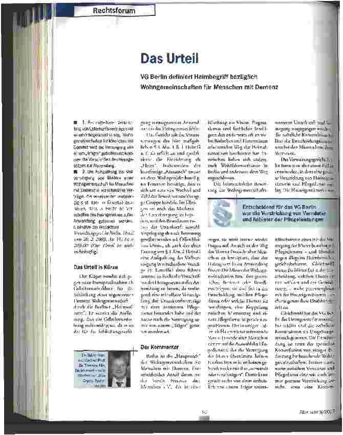 Vorschauseite 1: Das Urteil