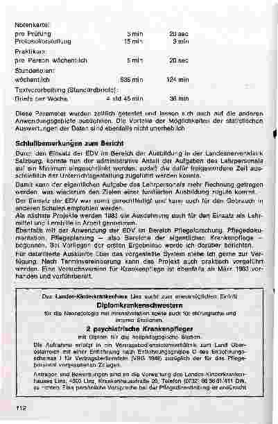 Vorschauseite 4: EDV in der Krankenpflegeschule Utopie oder Wirklichkeit
