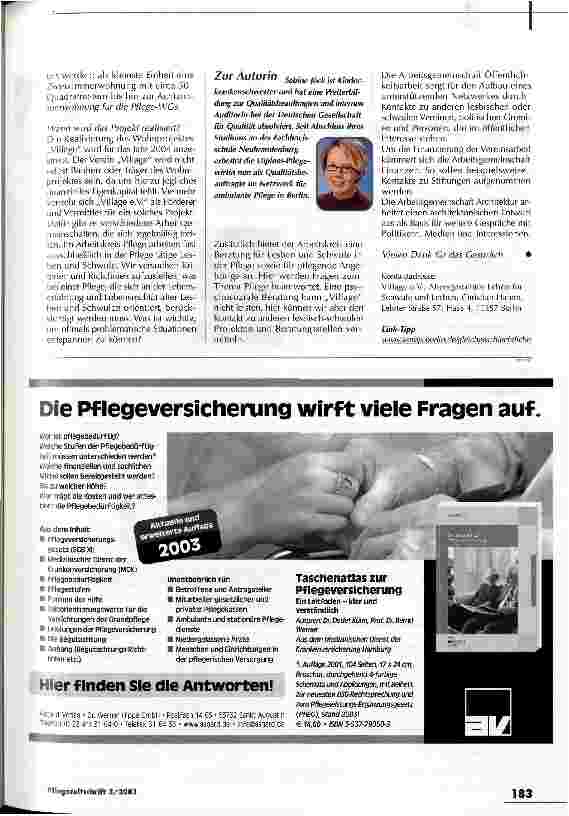 Vorschauseite 3: Wo Schwule und Lesben gemeinsam alt werden können