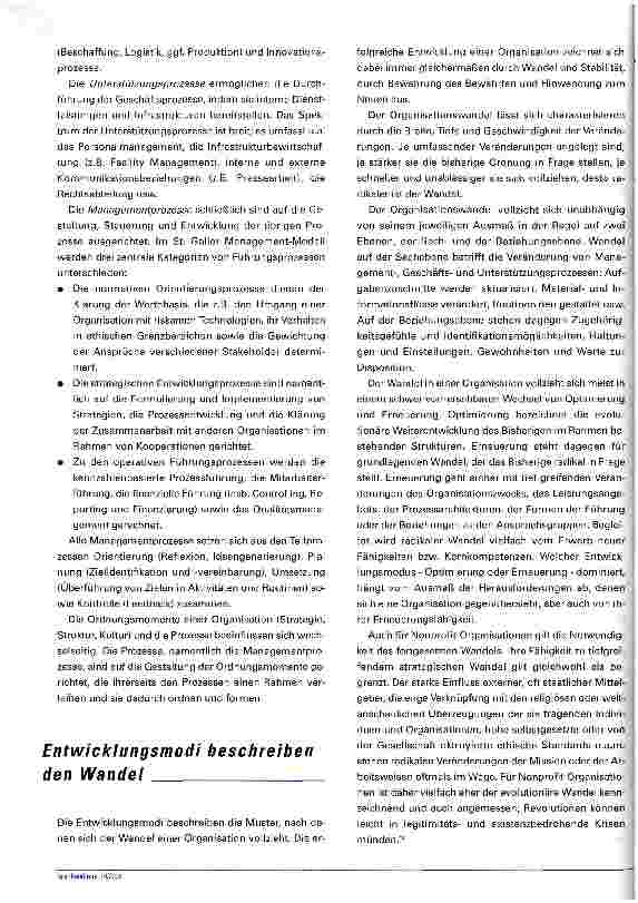 Vorschauseite 6: Das St. Galler Management-Modell Grundlagen und Bezüge zum Nonprofit-Management