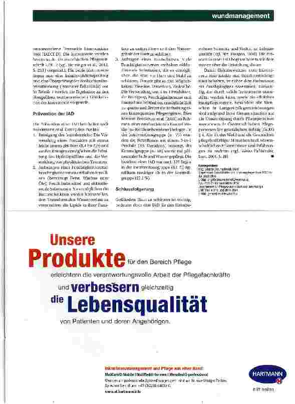 Vorschauseite 4: Die Inkontinenzassoziierte Dermatitis
