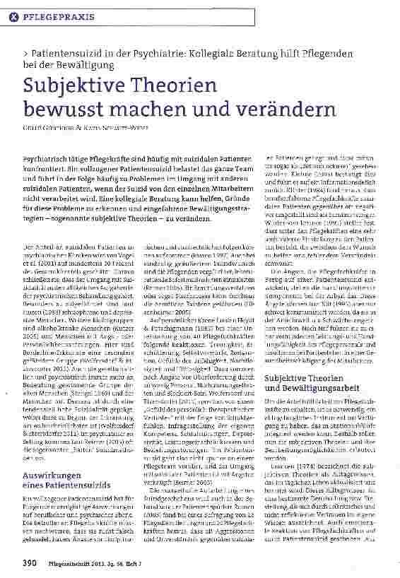 Vorschauseite 1: Subjektive Theorien bewusst machen und verändern