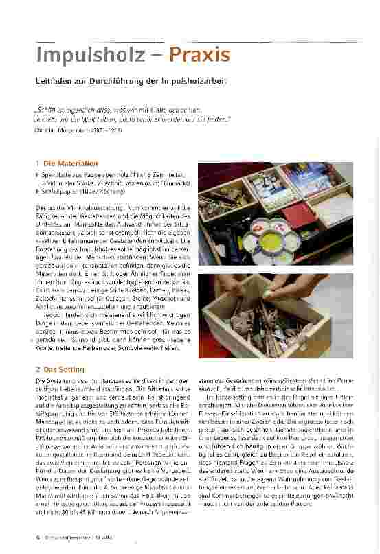 Vorschauseite 1: Impulsholz - Praxis