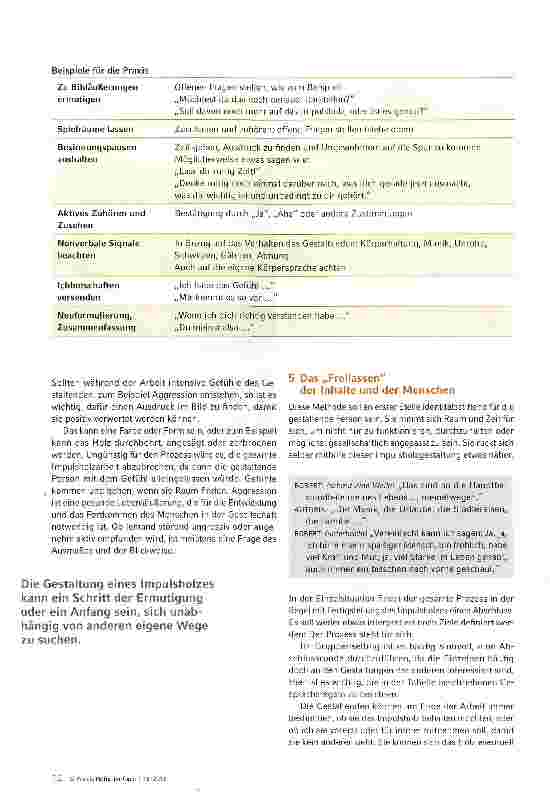 Vorschauseite 5: Impulsholz - Praxis