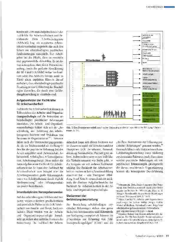 Vorschauseite 4: Beurteilung arbeitsbedingter psychischer Belastungen durch Fachkräfte für Arbeitssicherheit