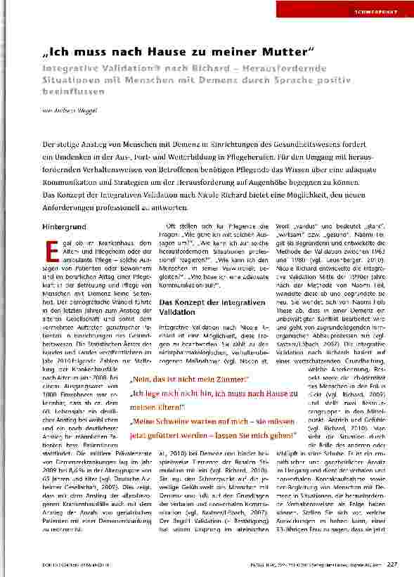 Vorschauseite 1: Ich muss nach Hause zu meiner Mutter