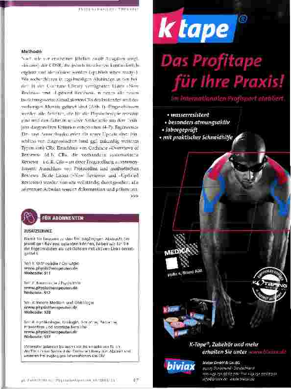 Vorschauseite 2: Cochrane-Update