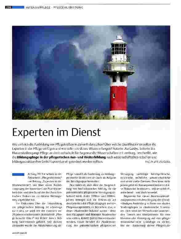Vorschauseite 1: Experten im Dienst