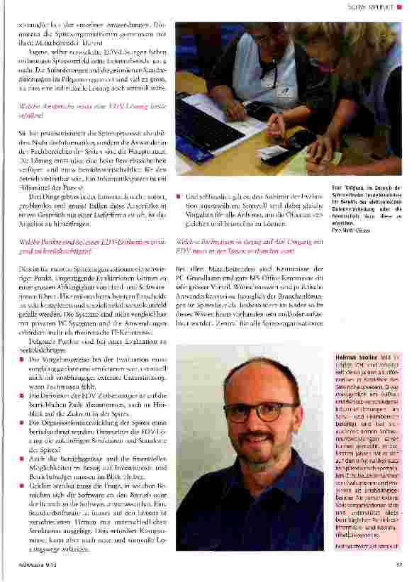 Vorschauseite 2: Im Blickfeld: die EDV-Anwender