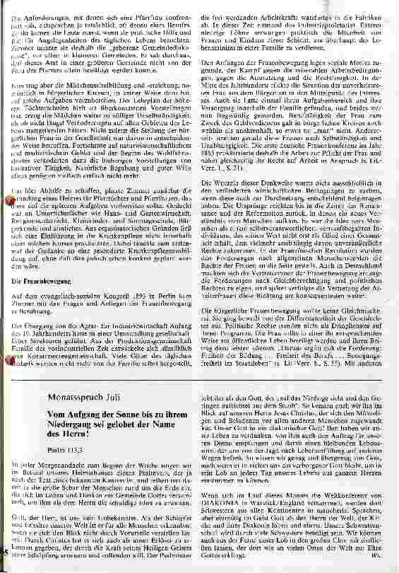 Vorschauseite 2: Das Selbstverständnis der Diakonieschwester gestern und heute