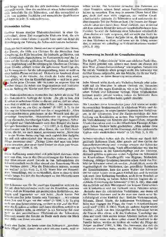 Vorschauseite 6: Das Selbstverständnis der Diakonieschwester gestern und heute