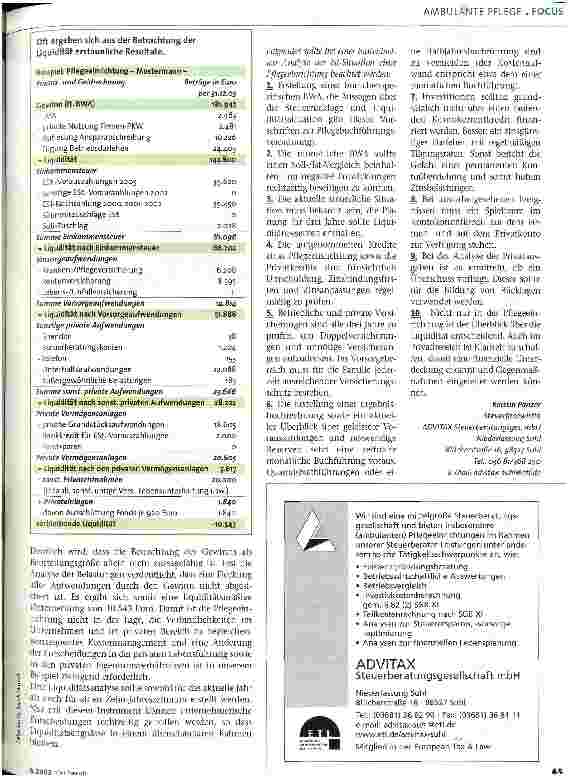 Vorschauseite 2: Gewinn ja - Liquidität nein?
