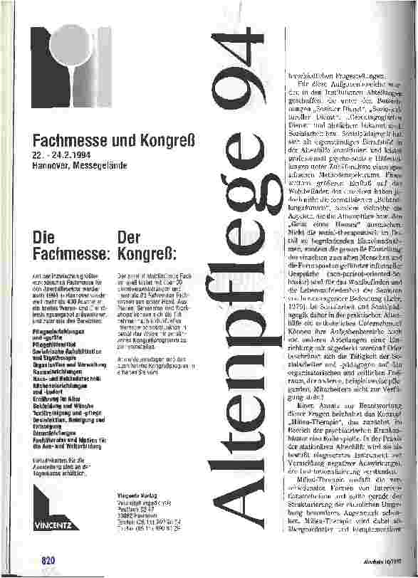 Vorschauseite 2: Sozialarbeit unterstützt die Altenpflege