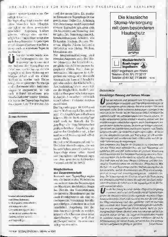Vorschauseite 3: Tür auf zu einem gemeindenahen Angebot Kurzzeitpflege,Tagespflege
