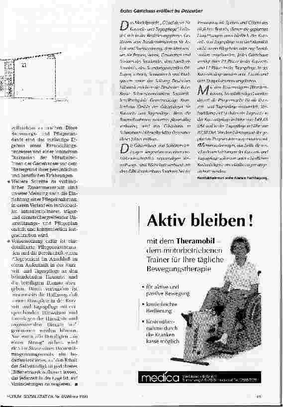 Vorschauseite 5: Tür auf zu einem gemeindenahen Angebot Kurzzeitpflege,Tagespflege
