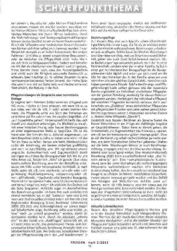 Vorschauseite 4: BERÜHRUNG IN DER BASALEN STIMULATION® oder: Berührung wirkt - immer!