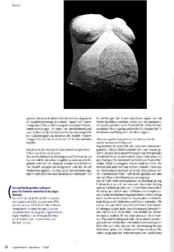 Vorschauseite 3: Hebammengeburten -ein attraktives Geburtsmodell für schwangere Frauen und Hebammen im Spital