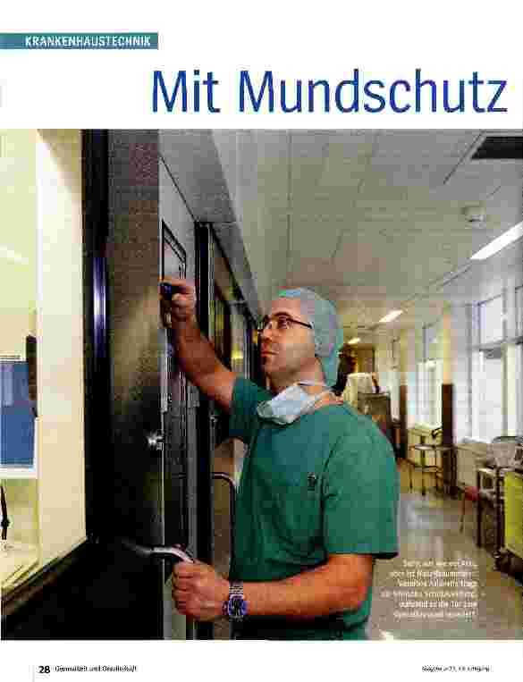 Vorschauseite 1: Mit Mundschutz und Schraubendreher