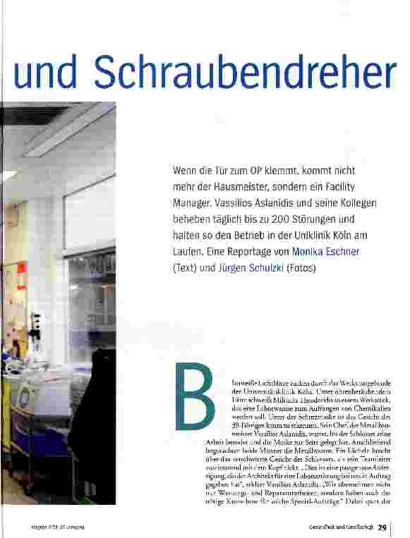 Vorschauseite 2: Mit Mundschutz und Schraubendreher