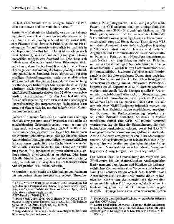 Vorschauseite 3: Die Haftung des Arztes für fehlerhafte Arzneimitteltherapien