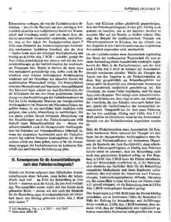 Vorschauseite 4: Die Haftung des Arztes für fehlerhafte Arzneimitteltherapien