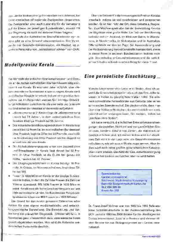 Vorschauseite 6: Prognose: positiv Gesundheit und Gesundheitshilfe in Indien