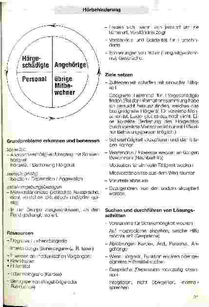 Vorschauseite 5: Umgang und Verständigung mit Hörbehinderten im Heim
