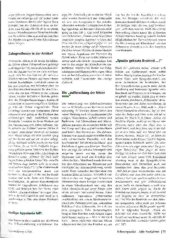 Vorschauseite 3: wider allerlei krankheiten und gebrechen der zeen!