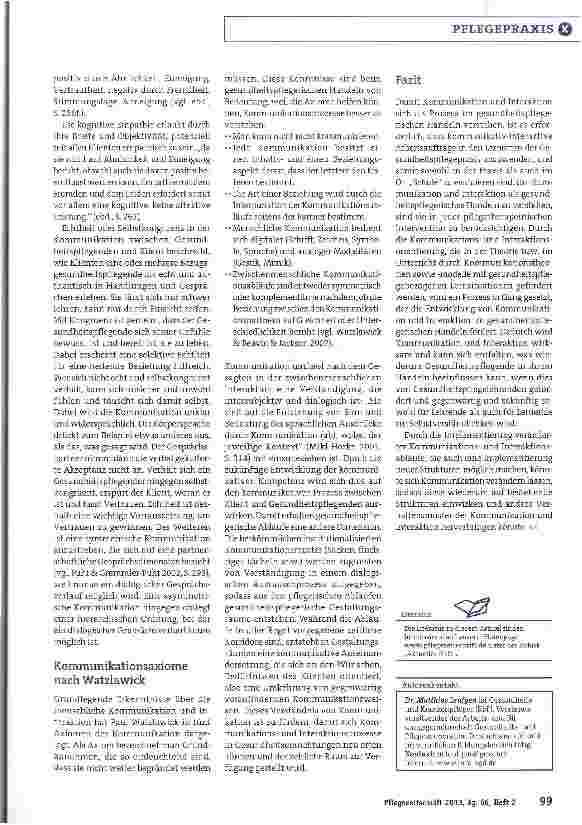 Vorschauseite 4: Kommunikation und Interaktion als gesundheitspflegerisches Handeln verstehen - Teil 1 Mehr als ein flüchtiges Lächeln