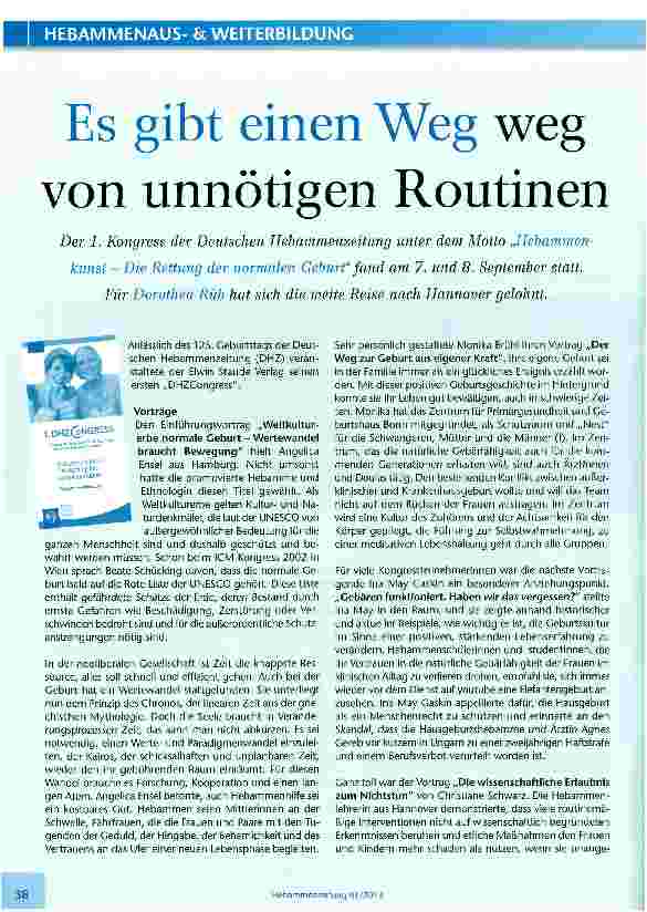 Vorschauseite 1: Es gibt einen Weg weg von unnötigen Routinen
