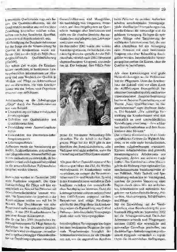 Vorschauseite 2: Auf dem Weg zur Qualitätssicherung
